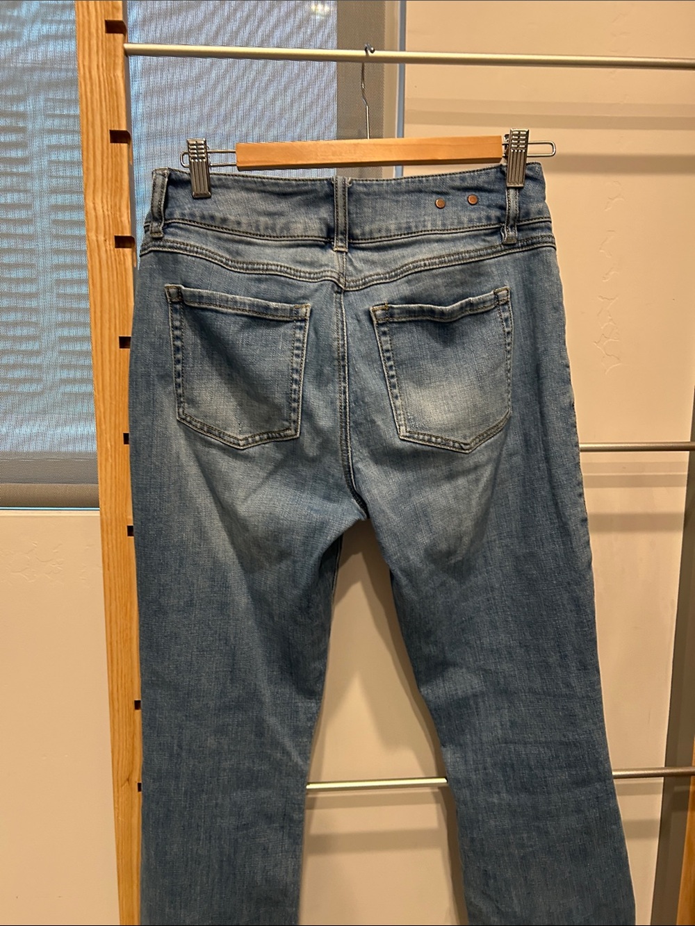 CAbi Medium Blue Cropped Raw-Hem Jeans - Picture 5 of 5